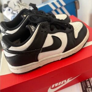 Nike Kids Black and White Sneakers